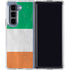 Ireland Flag Distressed Galaxy Z Fold5 5G Clear Case